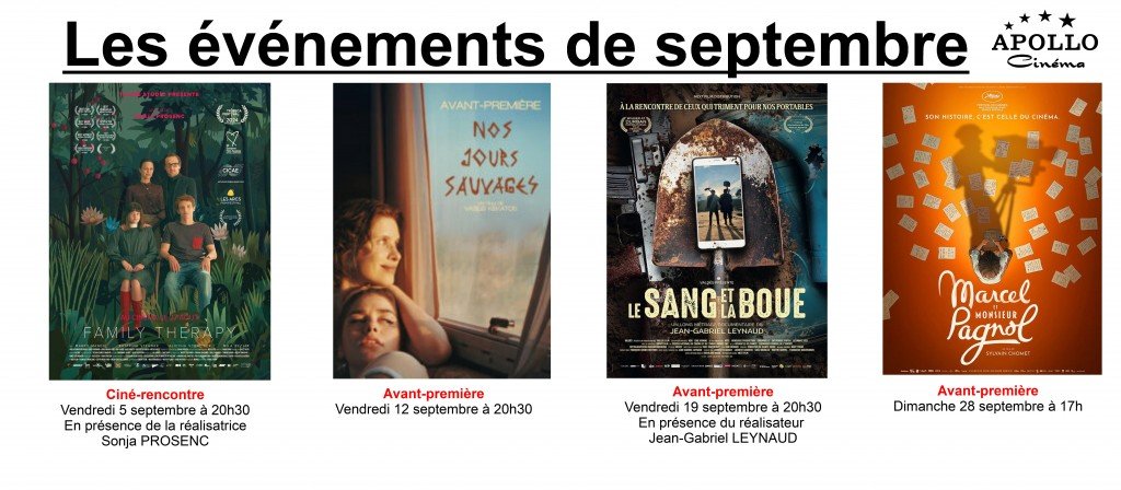actualité Evénements septembre