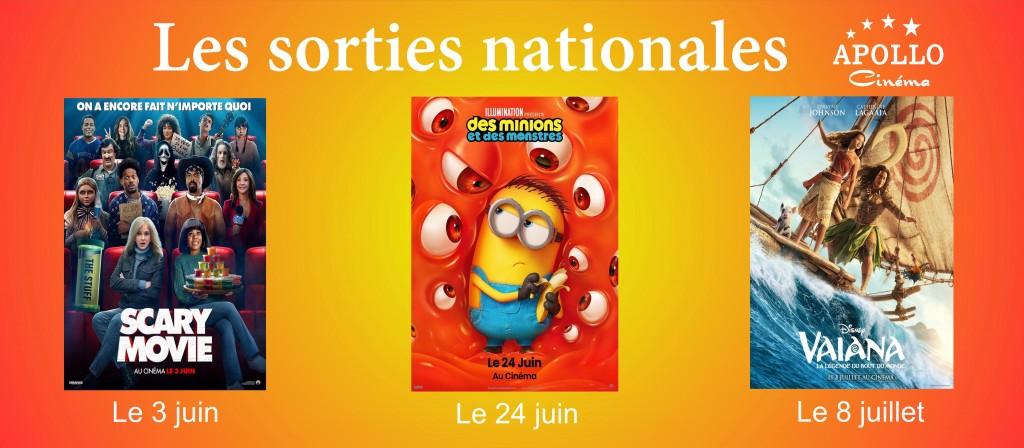 actualité Les sorties nationales